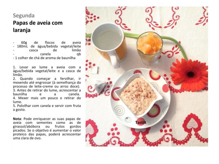 Taste It: 7 dias, 7 pequenos-almoços saudáveis | Global News Portugal 2ª_receitas_tastiit.pptx