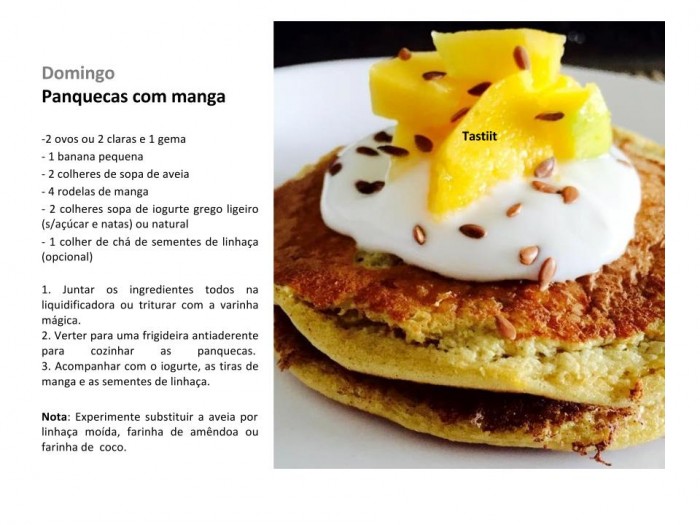 Taste It: 7 dias, 7 pequenos-almoços saudáveis | Global News Portugal domingo_receitas_tastiit.pptx